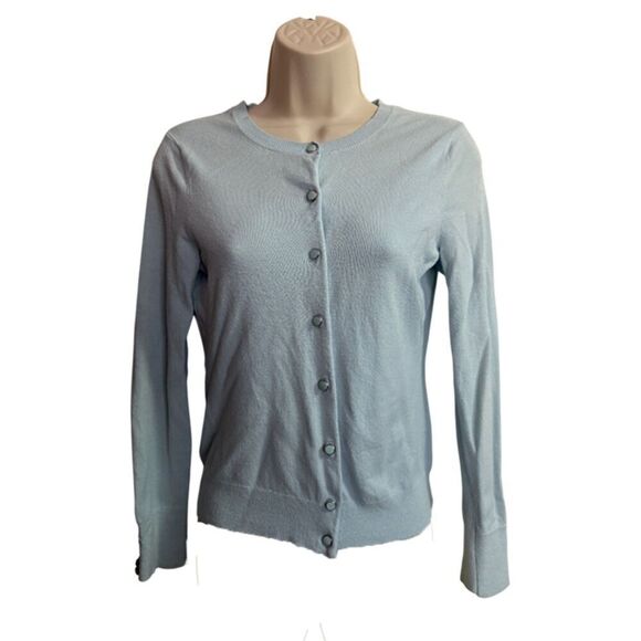 New York & Company Light Button Up Cardigan Sweater Size M - Picture 2 of 8